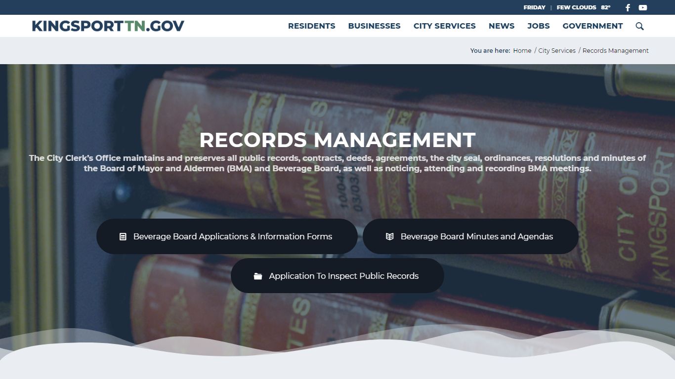 Records Management – Kingsport, TN